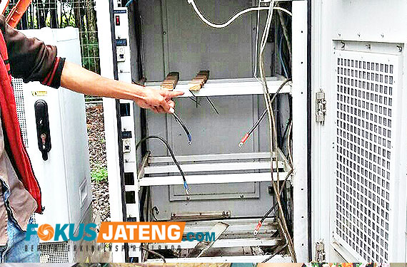 batery tower telkomsel hilang dicuri