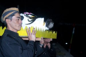 Tradisi labuhan kepala kerbau ke Merapi tahun ini digelar secara sederhana.