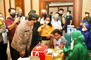 Kapolda cek vaksinasi