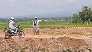 Pembangunan proyek Tol di wilayah Banyudono, Boyolali
