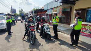 Satlantas Boyolali Terapkan Tilang Vaksin