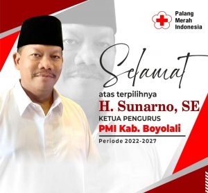 Sunarno Terpilih Menjadi Ketua PMI Boyolali