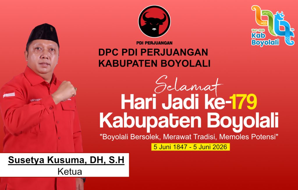 HUT Boyolali DPC PDIP